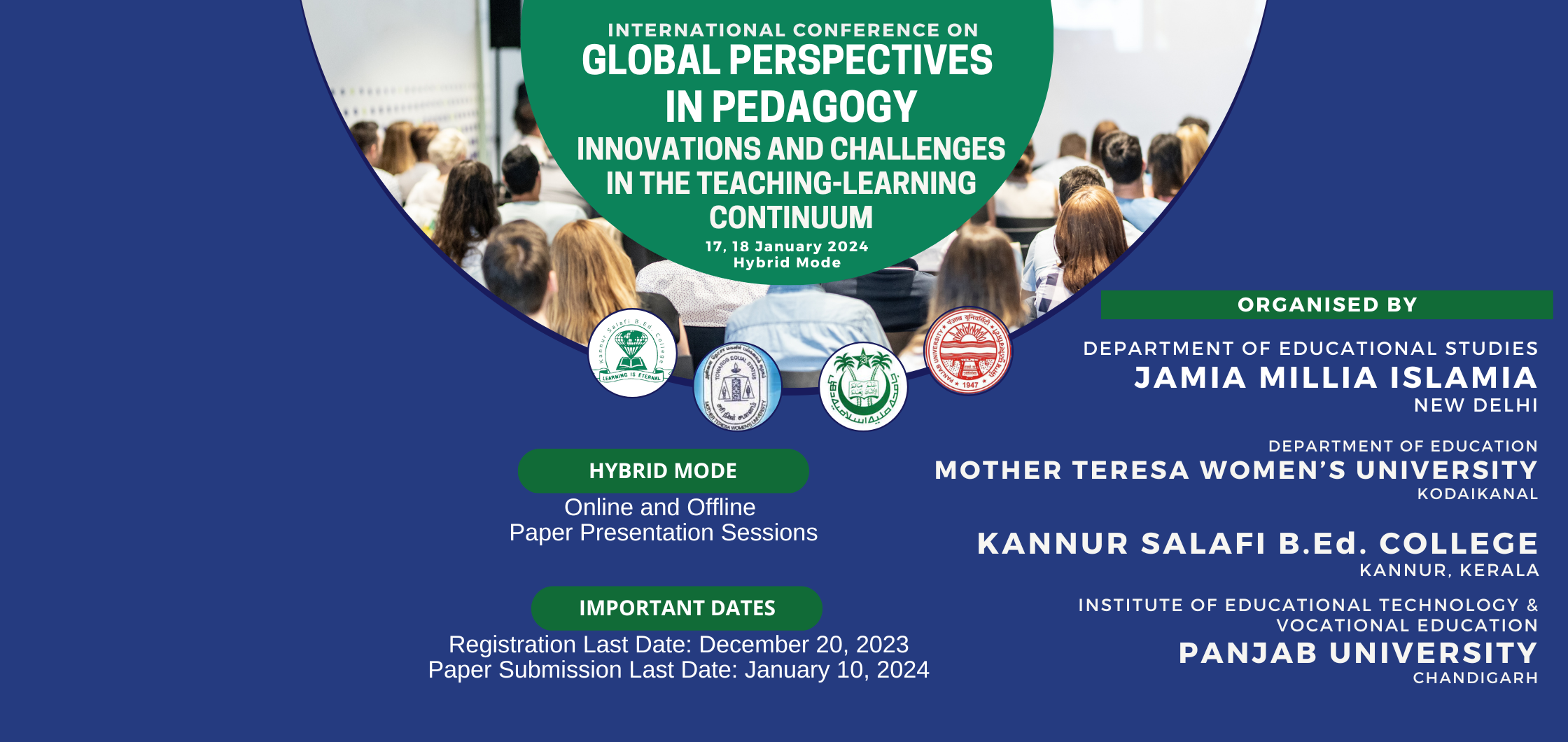 International Conference on Global Perspectives in Pedagogy: Innovations and Challenges in the Teaching-Learning Continuum